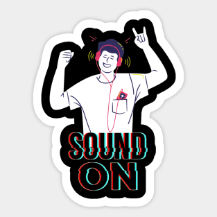 Sound On Sticker